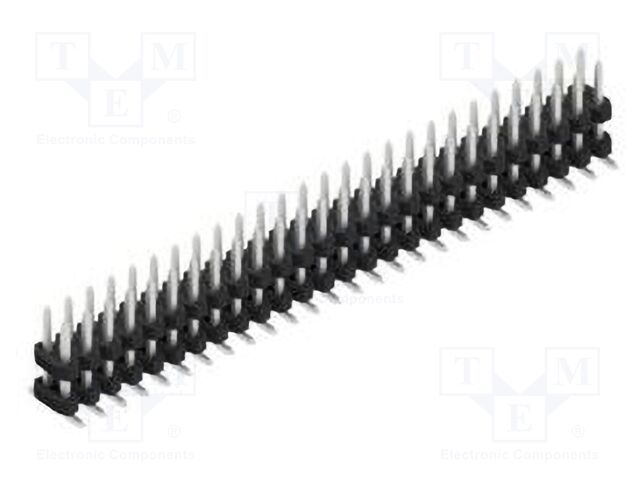 Connector: pin strips; pin header; male; PIN: 52; 2mm; SMT; 2x26