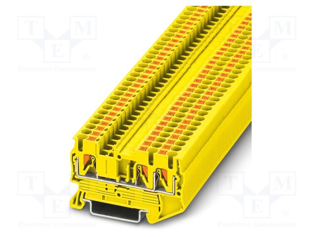 Splice terminal: rail; PT; 24A; 800V; push-in; PA; L: 35.3mm; W: 5.2mm
