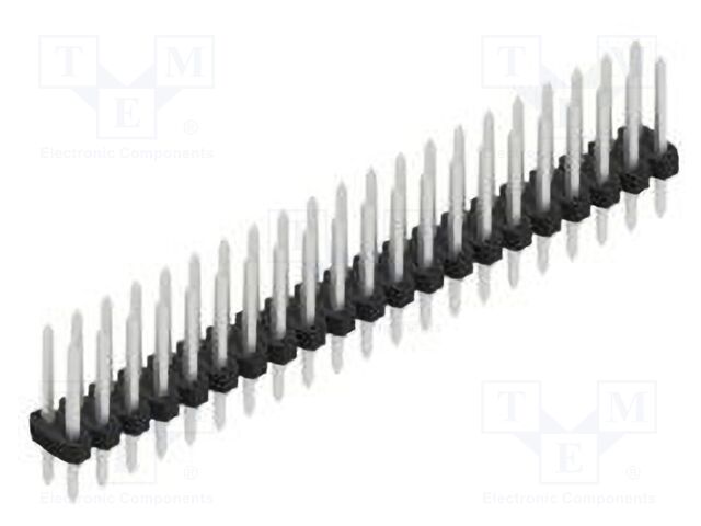 Connector: pin strips; pin header; male; PIN: 42; 2mm; THT; 2x21