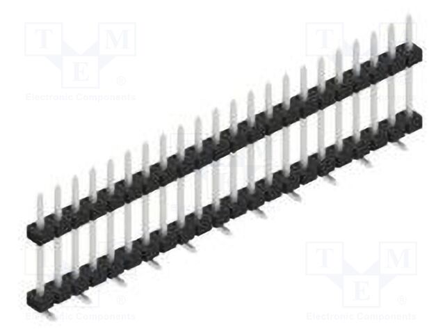 Connector: pin strips; pin header; male; PIN: 22; 2mm; SMT; 1x22
