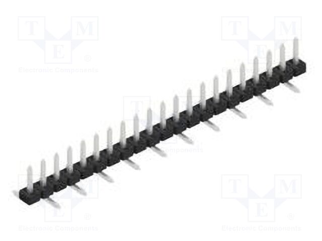 Connector: pin strips; pin header; male; PIN: 21; 2mm; SMT; 1x21