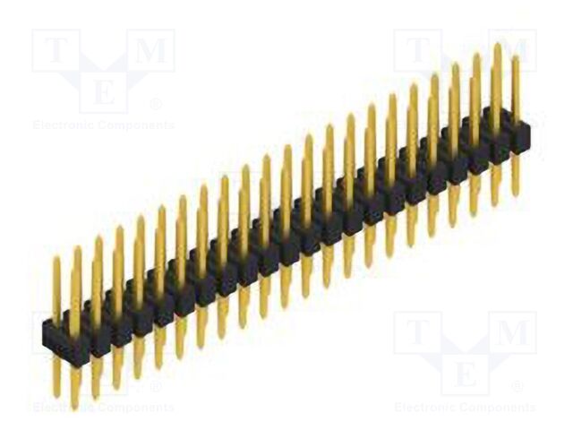 Connector: pin strips; pin header; male; PIN: 44; 2.54mm; THT; 2x22