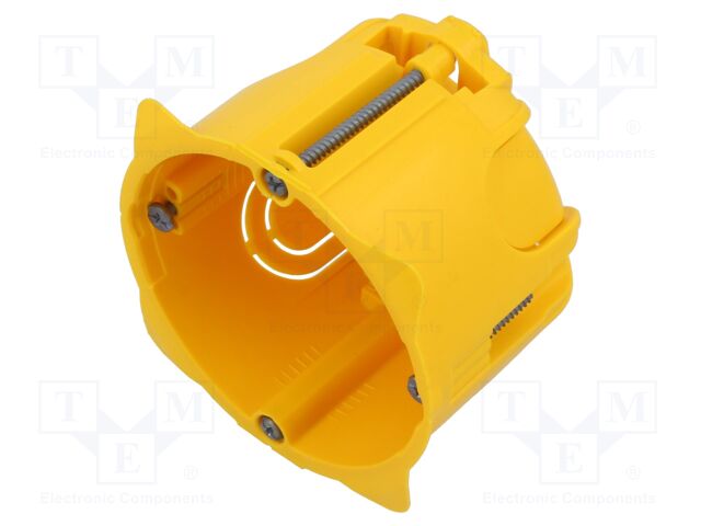 Enclosure: junction box; Ø: 67mm; Z: 50mm; plaster embedded; IP20
