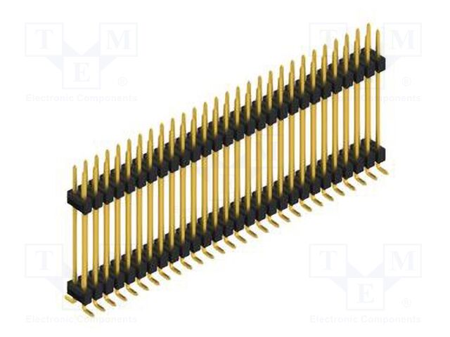 Connector: pin strips; pin header; male; PIN: 56; 2.54mm; SMT; 2x28