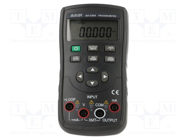 Calibrator; loop; VDC: 0÷28V; I DC: 0÷22mA; Current source: 0÷22mA