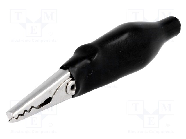 Crocodile clip; 60VDC; Grip capac: max.6mm; Overall len: 36.5mm