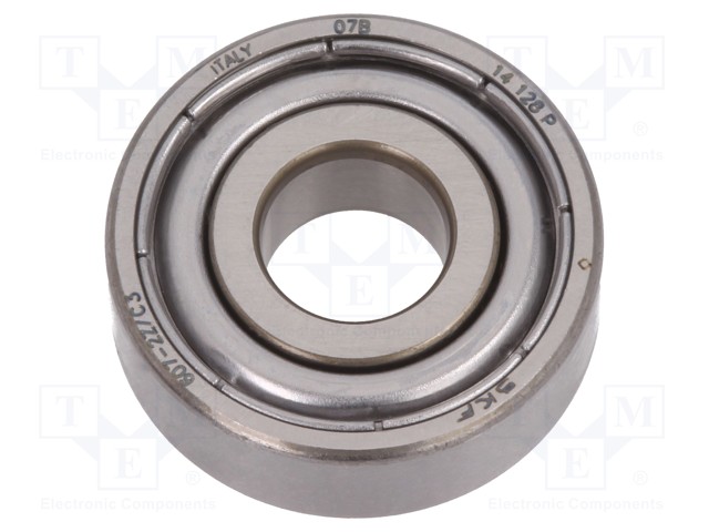 Bearing: single row deep groove ball; Øint: 7mm; Øout: 19mm; W: 6mm