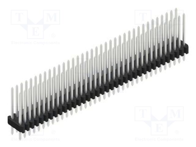 Connector: pin strips; pin header; male; PIN: 72; 1.27mm; THT; 2x36