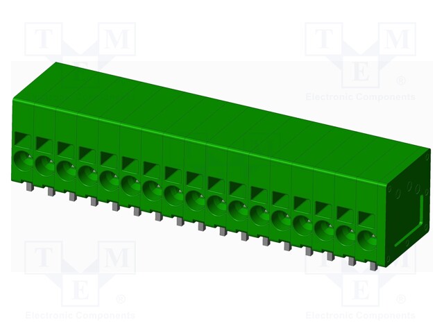Connector: PCB terminal block; terminal; Plating: tinned; on PCBs