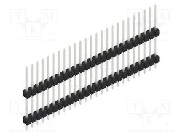 Connector: pin strips; pin header; male; PIN: 25; 2.54mm; THT; 1x25