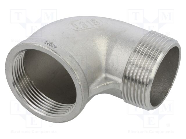 Male-female; max.10.5bar; 1.4408 stainless steel; G316