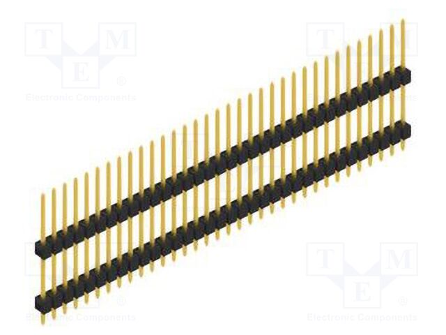 Connector: pin strips; pin header; male; PIN: 34; 2.54mm; THT; 1x34
