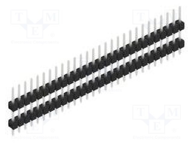 Connector: pin strips; pin header; male; PIN: 28; 2.54mm; THT; 1x28