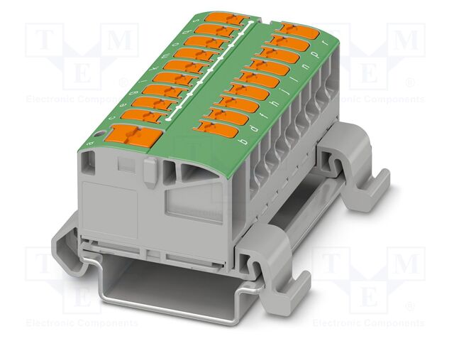 Splice terminal: rail; 24A; 690V; push-in; PA; L: 29.2mm; 0.14÷4mm2