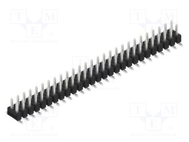 Connector: pin strips; pin header; male; PIN: 54; 2.54mm; SMT; 2x27