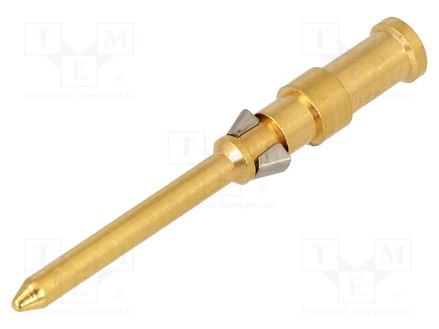Contact; male; 0.14÷0.37mm2; Han D; nickel plated,gold-plated