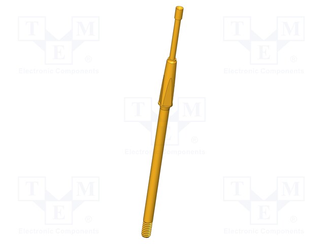 Test needle; Operational spring compression: 4mm; 8A; Ø: 1.3mm