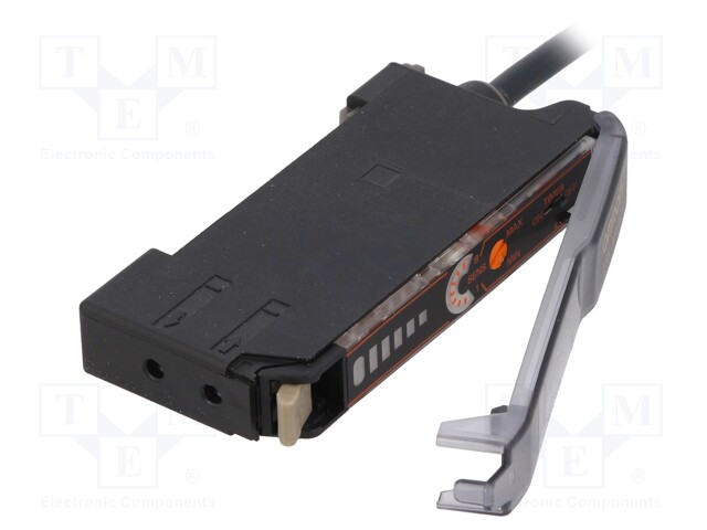 Sensor: optical fibre amplifier; PNP; IP50; Connection: lead 2m