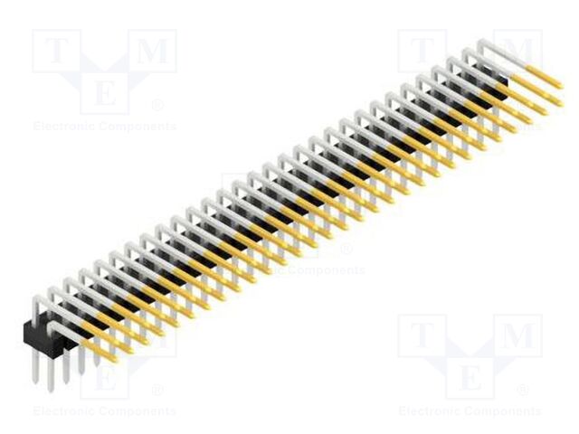 Connector: pin strips; pin header; male; PIN: 60; 2.54mm; THT; 2x30
