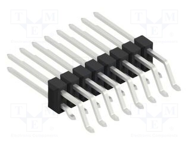 Connector: pin strips; pin header; male; PIN: 16; 2.54mm; SMT; 2x8