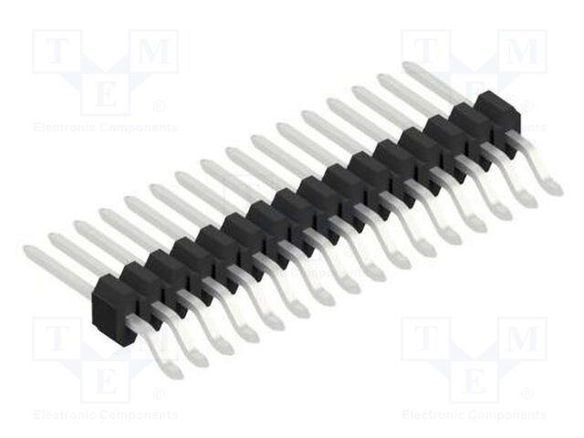 Connector: pin strips; pin header; male; PIN: 16; 1.27mm; SMT; 1x16