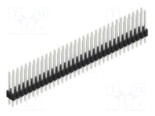 Connector: pin strips; pin header; male; PIN: 66; 1.27mm; THT; 2x33