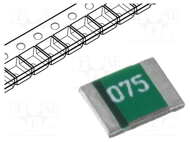 Fuse: PTC polymer; 750mA; Case: 1210