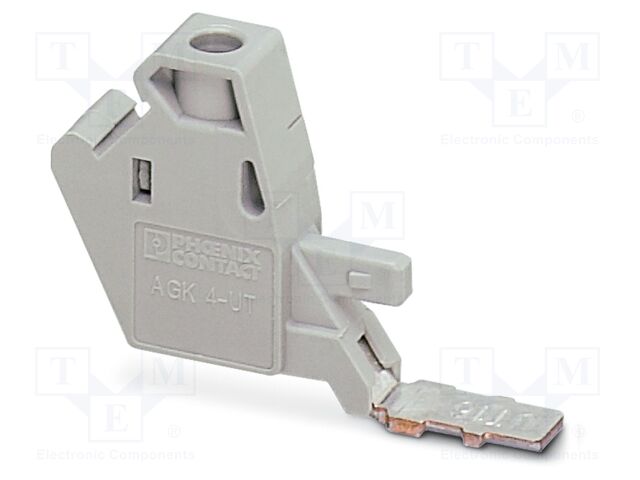 Splice terminal: rail; UT; 32A; 1kV; screw terminal; PA; L: 24.7mm