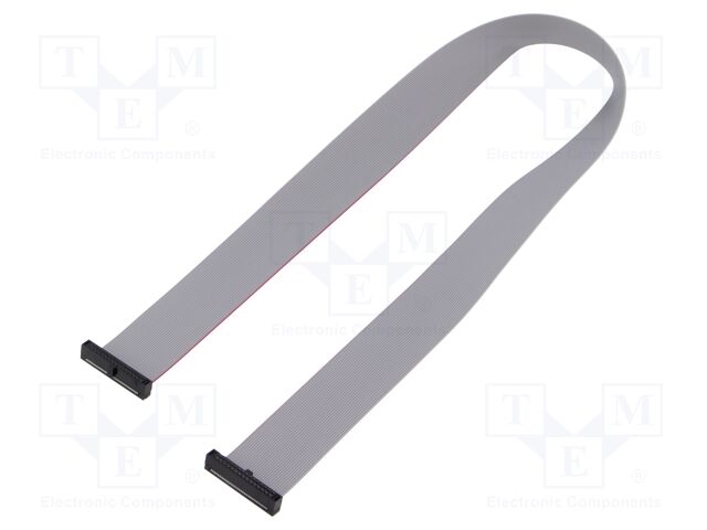 Ribbon cable with IDC connectors; Tape ph: 0.64mm; 406.4mm