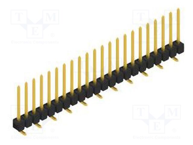 Connector: pin strips; pin header; male; PIN: 22; 2.54mm; SMT; 1x22
