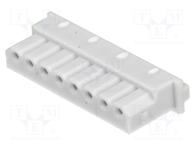 Plug; wire-board; female; SPOX; 2.5mm; PIN: 8; w/o contacts; 250V