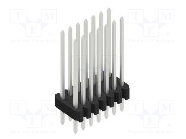 Connector: pin strips; pin header; male; PIN: 14; 1.27mm; THT; 2x7