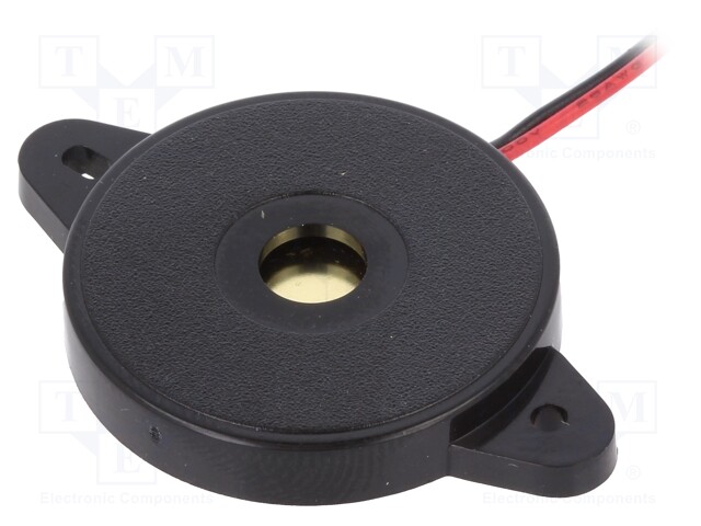 Sound transducer: piezo; 2.8kHz; 30mm; Sound level: 80dB