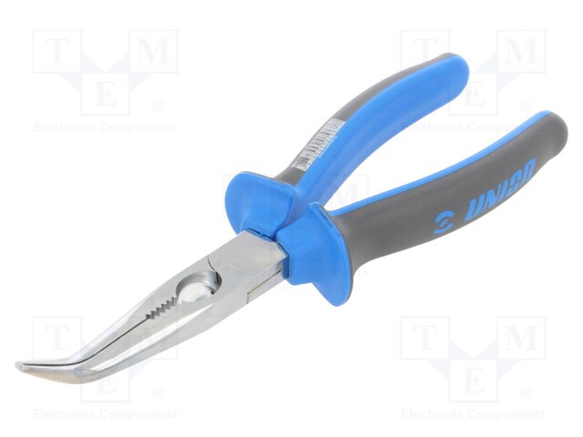 Pliers; half-rounded nose,elongated; 200mm; 508/1BI
