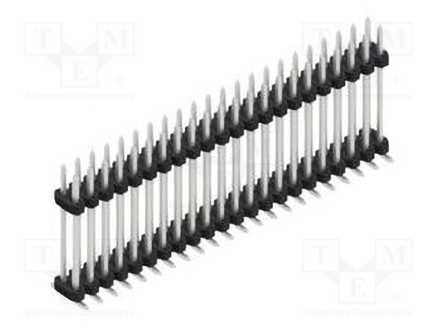 Connector: pin strips; pin header; male; PIN: 44; 2mm; SMT; 2x22