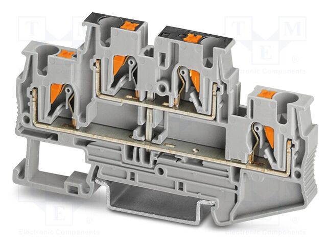 Splice terminal: rail; PT; PA; terminals: 4; W: 6.2mm; H: 83.5mm