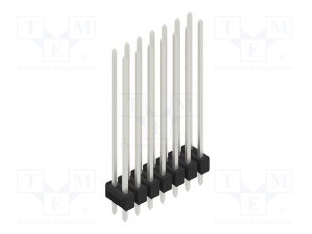 Connector: pin strips; pin header; male; PIN: 14; 2.54mm; THT; 2x7