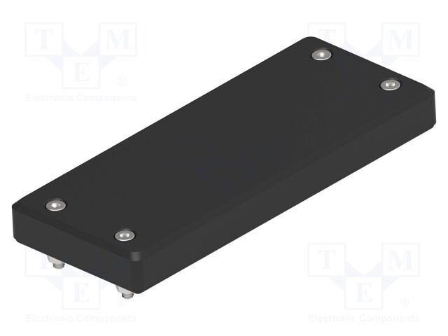 Side panel; polyamide; black; Entrelec; Y: 148mm; X: 60mm; Z: 13.5mm