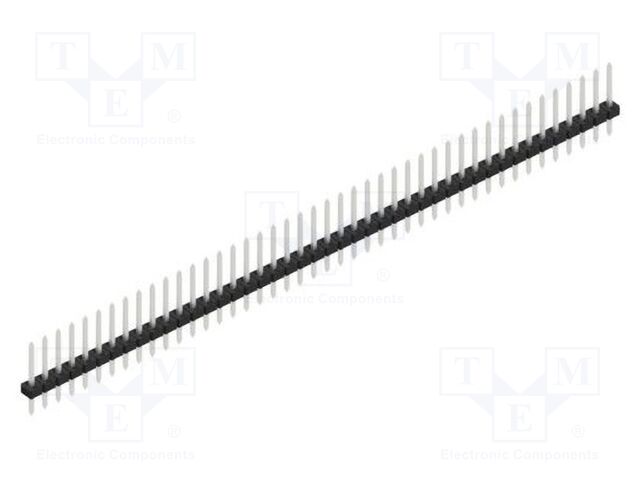 Connector: pin strips; pin header; male; PIN: 44; 2mm; THT; 1x44