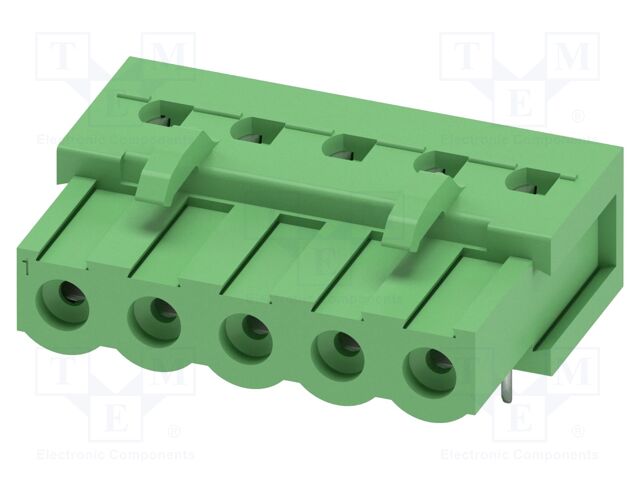 PCB headers, nominal cross section: 2.5 mm?, color: green, n