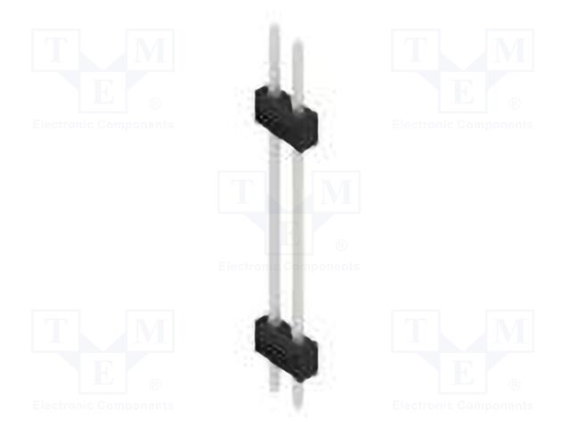 Connector: pin strips; pin header; male; PIN: 2; 2.54mm; THT; 2x1
