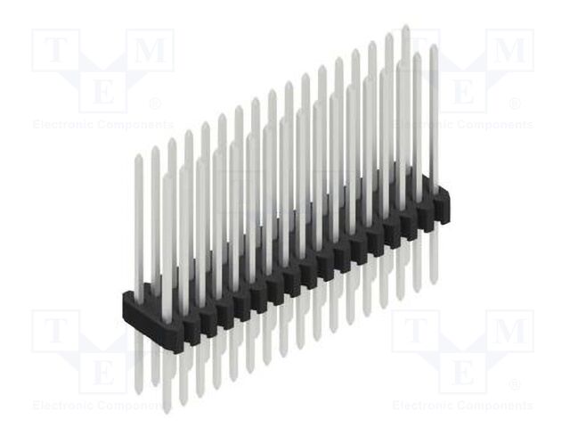 Connector: pin strips; pin header; male; PIN: 34; 1.27mm; THT; 2x17