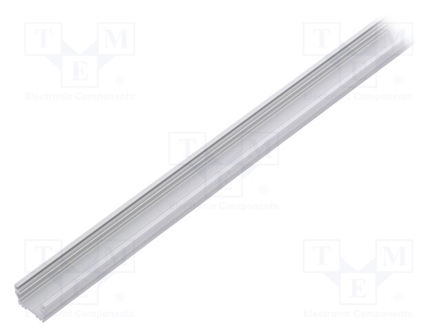 Profiles for LED modules; surface; natural; L: 1m; aluminium