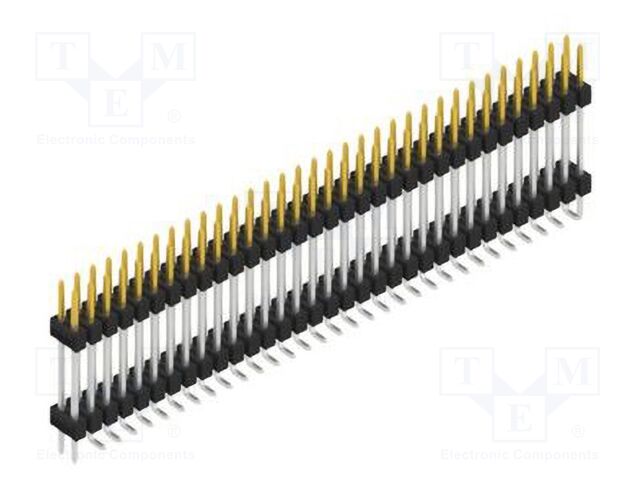 Connector: pin strips; pin header; male; PIN: 66; 2.54mm; SMT; 2x33