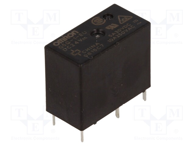 Relay: electromagnetic; SPDT; Ucoil: 24VDC; 10A/250VAC; 5A/30VDC