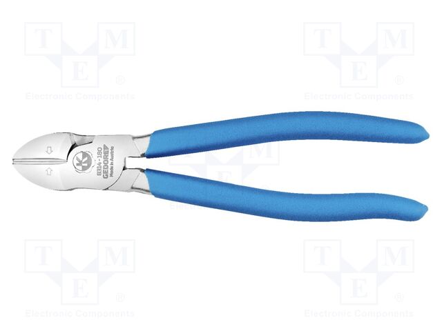 Pliers; side,cutting; induction hardened blades; 180mm