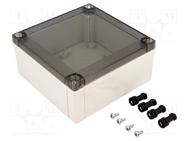 Enclosure: multipurpose; X: 130mm; Y: 130mm; Z: 60mm; MNX; grey; IK08
