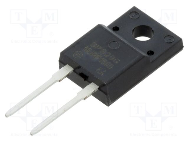 Fast / Ultrafast Diode, 600 V, 15 A, Single, 1.5 V, 60 ns, 150 A