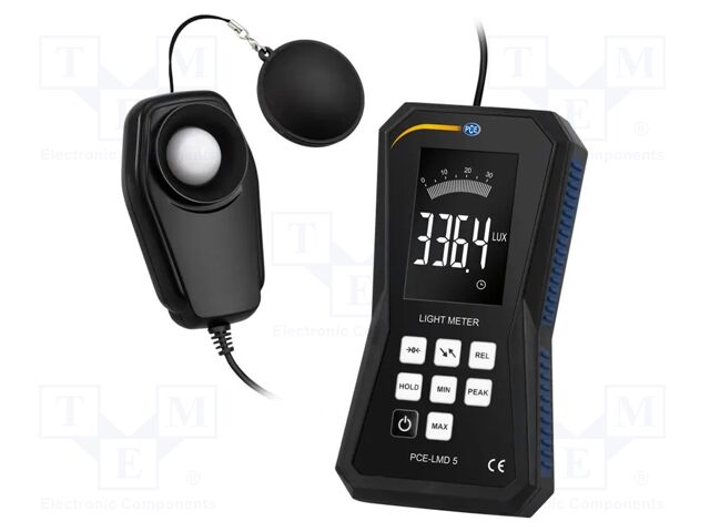 Light meter; 0÷400klx; Resol: 1lux; USB micro; -10÷50°C; IP20