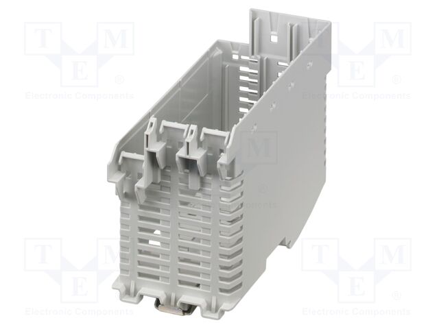 Enclosure base; grey; UL94V-0; ME-IO 56,4; for DIN rail mounting